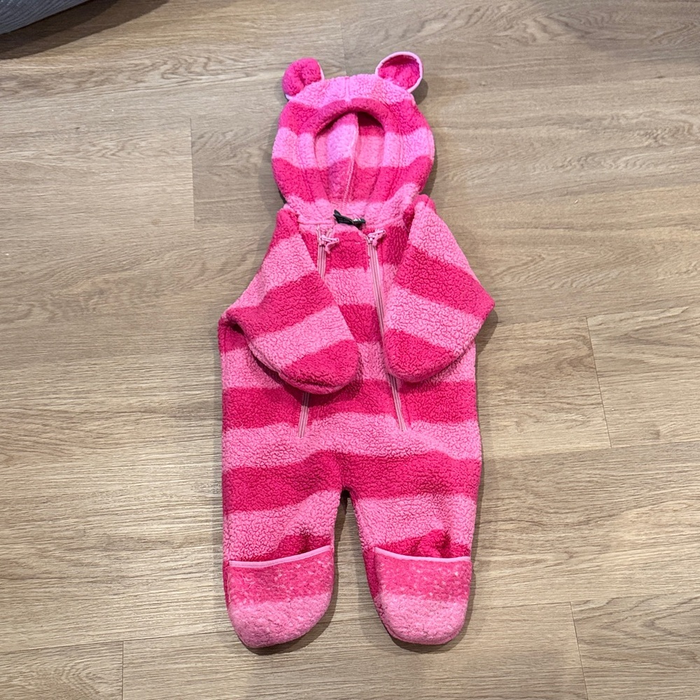 L.L. Bean Pink Fleece Baby Outfit